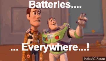 batteries everywhere meme